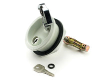 Whitecap T-Handle Latch - Chrome Plated Zamac/White Nylon - Locking - Freshwater Use Only