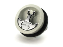 Whitecap T-Handle Latch - Chrome Plated Zamac/White Nylon - Locking - Freshwater Use Only