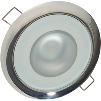 Lumitec Mirage Flush Mount Down Light Spectrum RGBW - Polished Bezel