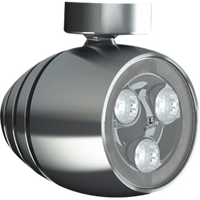 Lumitec Octane - LED Tower/Speader Light - Brushed Finish - White Non-Dimming