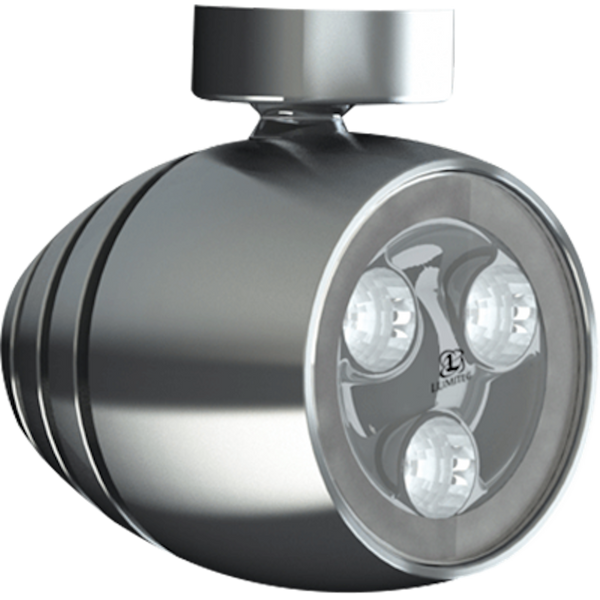 Lumitec Octane - LED Tower/Speader Light - Brushed Finish - White Non-Dimming