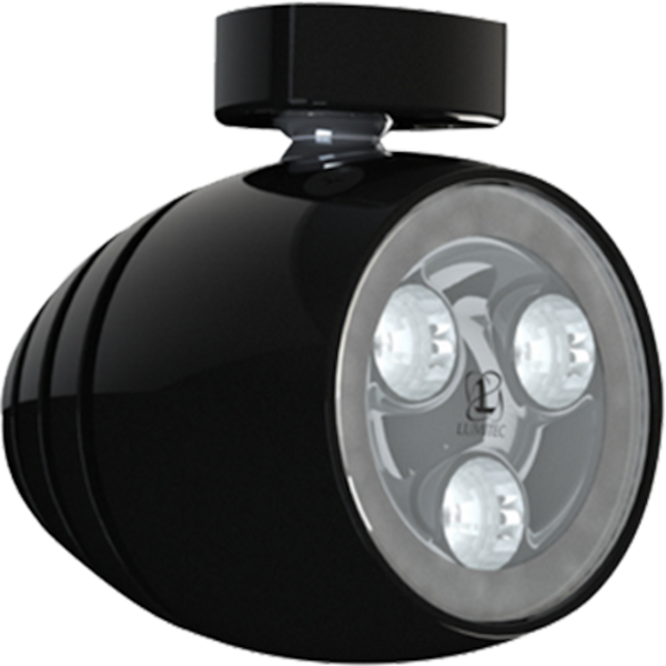 Lumitec Octane - LED Tower/Spreader Light - Black Housing - White Non-Dimming