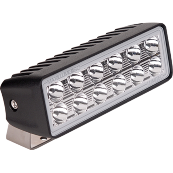 Lumitec Maxillume h60 - Trunnion Mount Flood Light - White Dimming - Black Housing