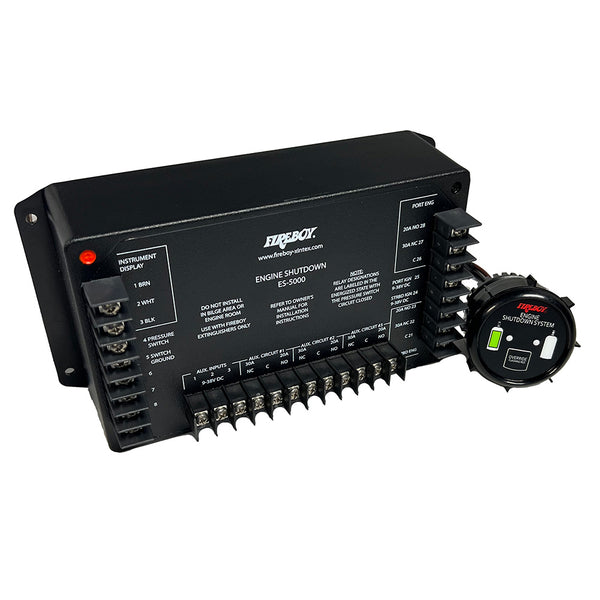 Xintex Engine Shutdown - 5 Circuit w/20A Relays - Round Display
