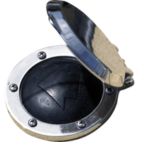 Maxwell Foot Switch &amp; Cover - Stainless Steel