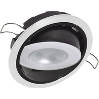 Lumitec Mirage Positionable Down Light - Spectrum RGBW Dimming - White Bezel