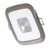 Lumitec Square Mirage Down Light - Spectrum RGBW Dimming - Polished Bezel