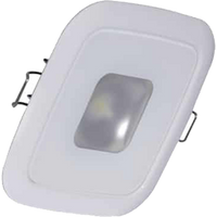 Lumitec Square Mirage Down Light - Spectrum RGBW Dimming - White Bezel