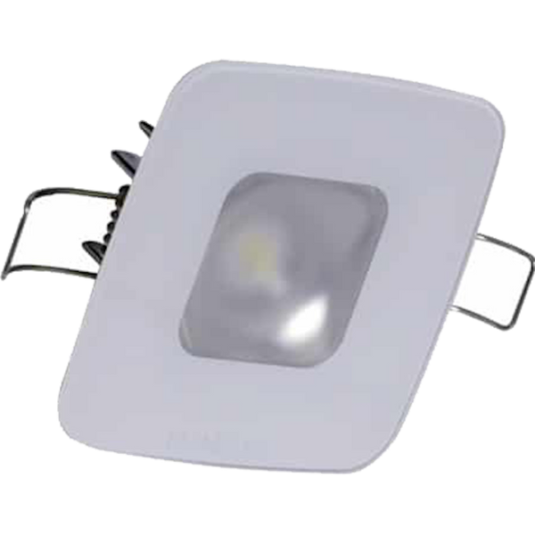 Lumitec Square Mirage Down Light - Spectrum RGBW Dimming - Glass Housing - No Bezel