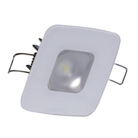 Lumitec Square Mirage Down Light - Spectrum RGBW Dimming - Glass Housing - No Bezel