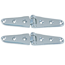 Perko 8&quot; Chrome Plated Bronze Strap Hinges