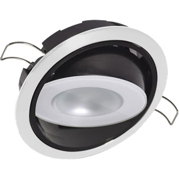 Lumitec Mirage Positionable Down Light - White Dimming - White Bezel
