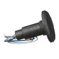 Attwood LightArmor Plug-In Base - 3 Pin - Black - Round