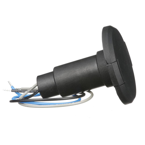 Attwood LightArmor Plug-In Base - 3 Pin - Black - Round