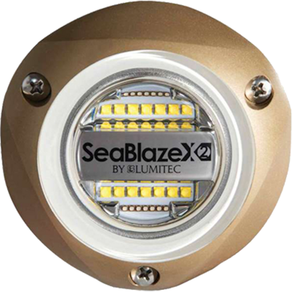 Lumitec SeaBlazeX2 LED Underwater Light - Dual Color - White/Blue