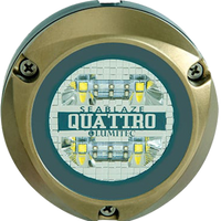 Lumitec Zambezi Quattro Surface Mount Underwater Light - White/Blue