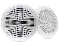 FUSION EL-F651W EL Series Full Range Shallow Mount Marine White Speakers - 6.5" w/ LED Lights