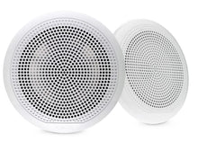 FUSION EL-F651W EL Series Full Range Shallow Mount Marine White Speakers - 6.5" w/ LED Lights