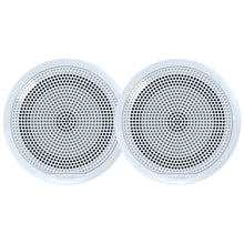 FUSION EL-F651W EL Series Full Range Shallow Mount Marine White Speakers - 6.5" w/ LED Lights