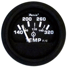 Faria 2&quot; Heavy-Duty Oil Temp Gauge (140&deg; to 320&deg; F/C)