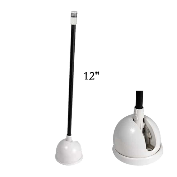 Lumitec Contour Anchor Light - 12" - Black Shaft White Base