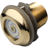 Lumitec Typhoon Underwater Bronze Thru-Hull LED Light - White/Blue