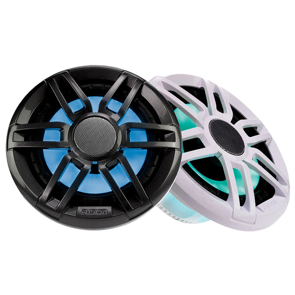FUSION XS-FL77SPGW XS Series 7.7" Sports Marine Speakers w/RGB - Grey &amp; White Grill Options