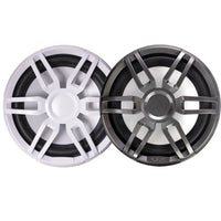 FUSION XS-SL10SPGW XS Series 10" 600 Watt Sports Marine Subwoofer - Sports White &amp; Grey Grill Options