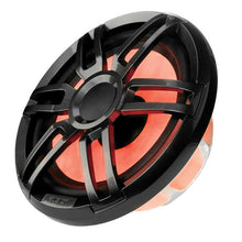 FUSION XS-SL10SPGW XS Series 10" 600 Watt Sports Marine Subwoofer - Sports White &amp; Grey Grill Options