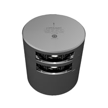 Lopolight Double Stern Light - 3nm - Silver Housing - Horizontal Mount