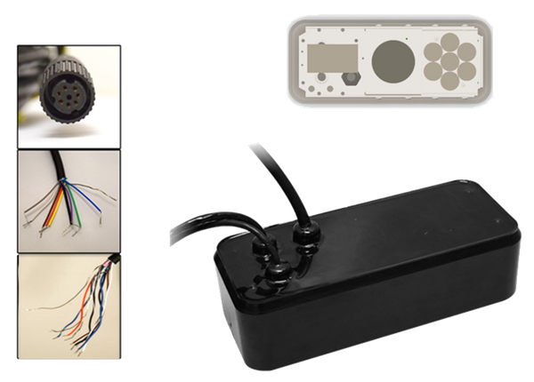 Furuno 165T/275LHW Pocket Mount Combo Wide Beam Transducer f/DFF3D
