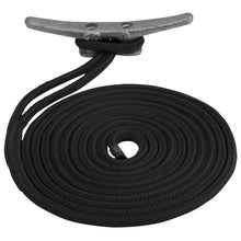 Sea-Dog Double Braided Nylon Dock Line - 3/8&quot; x 25&#39; - Black