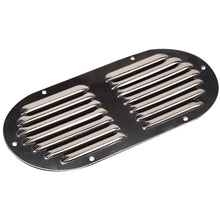 Sea-Dog Stainless Steel Louvered Vent - Oval - 9-1/8&quot; x 4-5/8&quot;