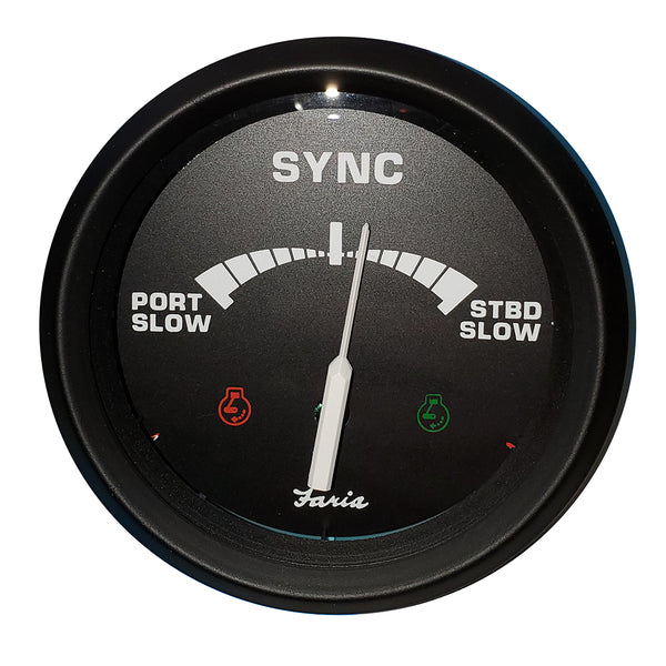 Faria 4" Gauge Engine Synchronizer f/Dual Engines Gas &amp; Diesel