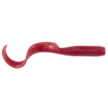 Berkley Gulp! 6" Grub - Clear Red Fleck