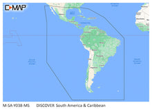 C-MAP M-SA-Y038-MS Discover South America &amp; Caribbean