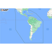 C-MAP M-SA-Y038-MS Discover South America &amp; Caribbean