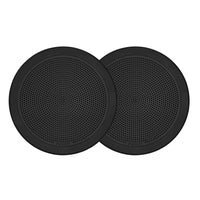 FUSION FM-F65RB FM Series 6.5" Flush Mount Round Marine Speakers - Black Grill - 120W