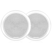 FUSION FM-F77RW FM Series 7.7" Flush Mount Round Marine Speakers - White Grill - 200W