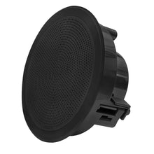 FUSION FM-F77RB FM Series 7.7" Flush Mount Round Marine Speakers - Black Grill - 200W