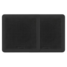 FUSION FM-F77RB FM Series 7.7" Flush Mount Square Marine Speakers - Black Grill - 200W