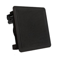 FUSION FM-F77RB FM Series 7.7" Flush Mount Square Marine Speakers - Black Grill - 200W