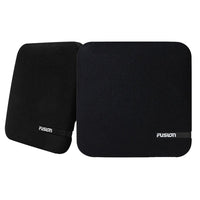 FUSION SM-F65CB SM Series 6.5" Shallow Mount Square Speakers - Black Cloth Grill - 100W