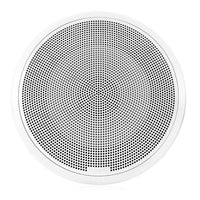 FUSION FM-S10RW FM Series 10" 400W Flush Mount Marine Subwoofer - Round Grill - White