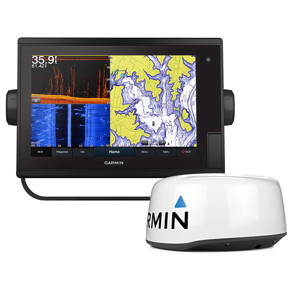 Garmin GPSMAP&reg; 1242xsv Plus Touchscreen GPS/Fishfinder Combo w/GMR 18HD+ Radar