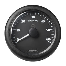 Veratron 3-3/8&quot; (85MM) ViewLine Tachometer 6000 RPM - 8V-32V - Black Dial &amp; Bezel