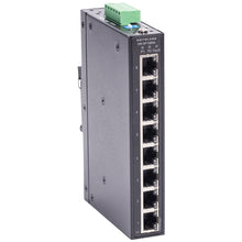 Hatteland Industrial 8-Port Slim Type Unmanaged Gigabit PoE Ethernet Switch
