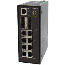 Hatteland Industrial 12-Port Slim Type Managed Gigabit Ethernet Switch