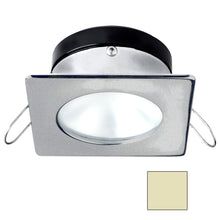 i2Systems Apeiron A1110Z - 4.5W Spring Mount Light - Square/Round - Warm White - Brushed Nickel Finish