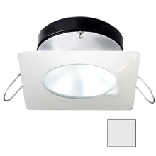 i2Systems Apeiron A1110Z - 4.5W Spring Mount Light - Square/Round - Cool White - White Finish